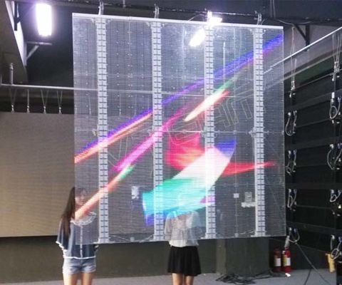 중국 유리벽을 위해 투명한 지도된 패널을 광고하는 높은 광도 20mm 협력 업체